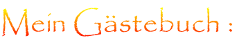 Mein Gästebuch :